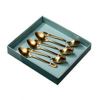 Vintage Moka Gold Spoon 6-piece