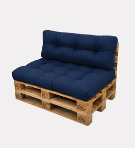 Home Deco and More Outdoor Quilted Cushion, Blue, Packshot View