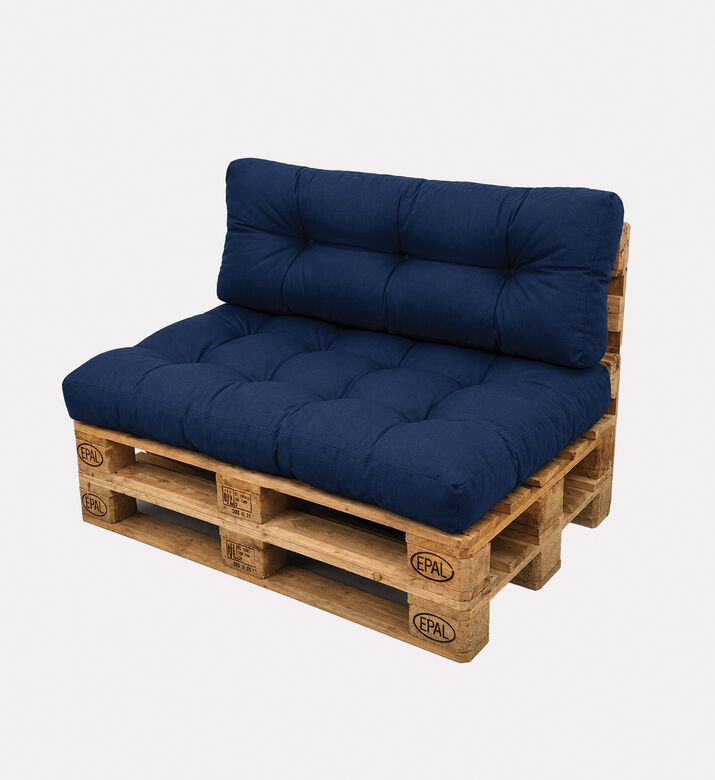 Home Deco and More Outdoor Quilted Cushion, Blue, Packshot View