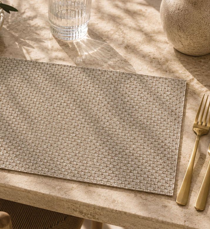 Home Deco and More Rectangular-shape Placemat, Brown, Packshot View