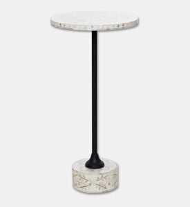 Home Deco and More Round Pedestal Side Table, Packshot View