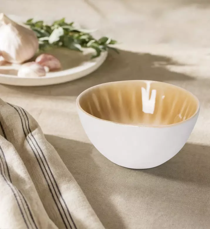 Home Deco and More Stoneware Organic-shape Bowl, Packshot View