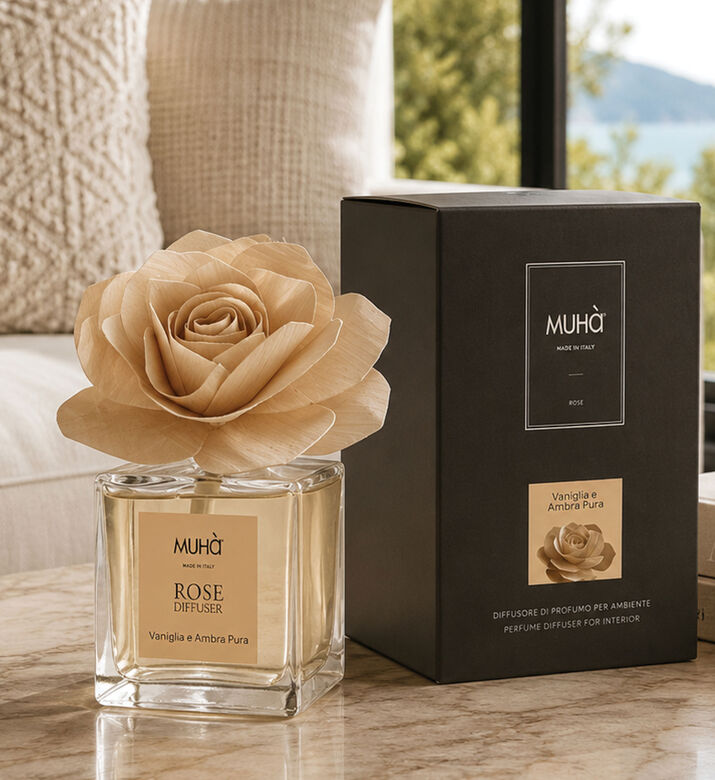 Muha Rosa Vanilla Pure Amber Diffuser, Packshot View