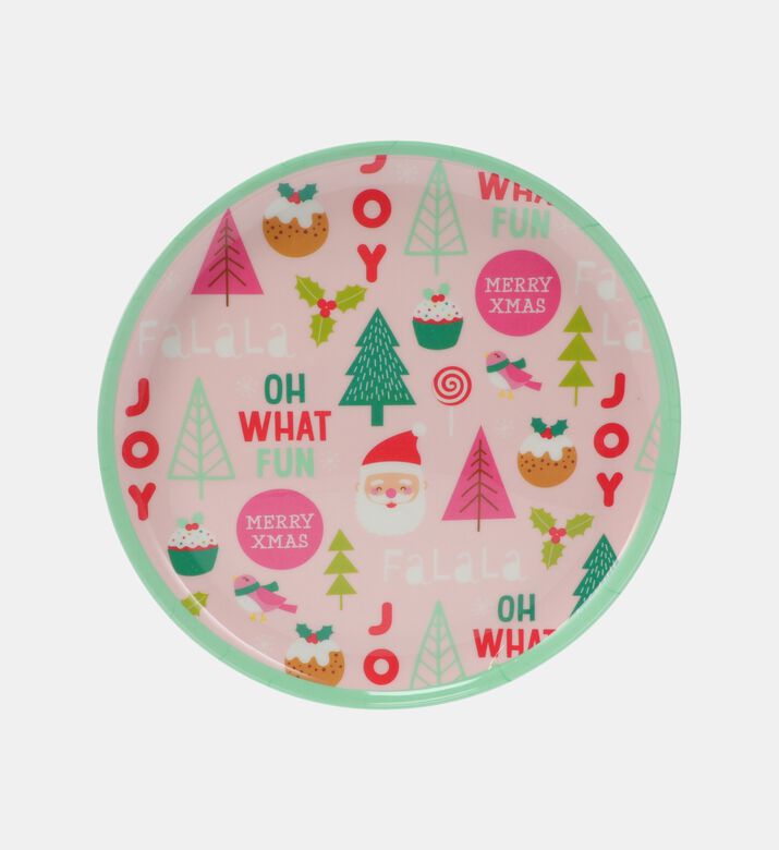 Home Deco and More Plate Mela Ghift, Green, 25-cm, Packshot View