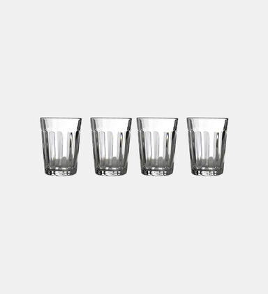 Striped Short Drinking Glasses4-piece Set