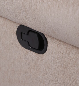 Home Deco and More Chad Swivel Recliner, Beige, Packshot View