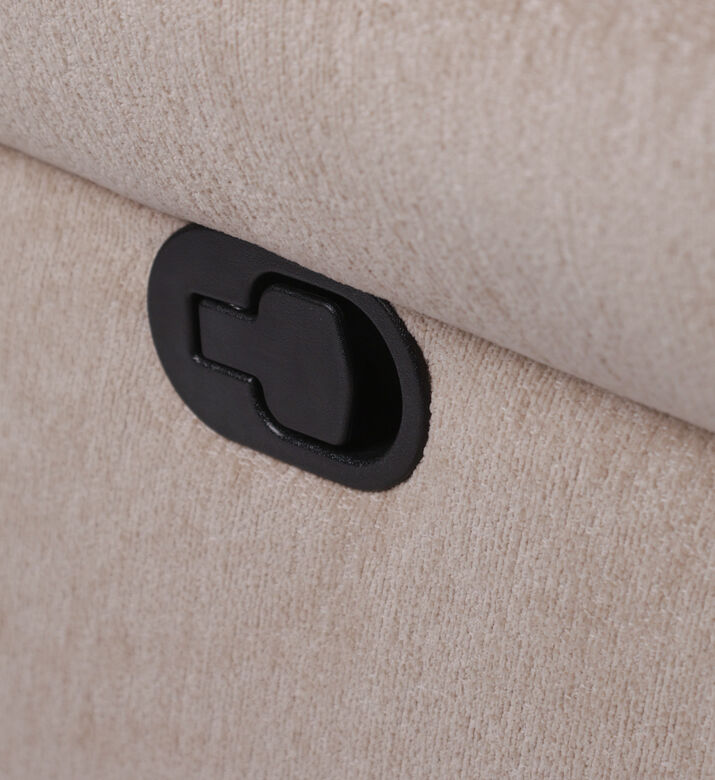 Home Deco and More Chad Swivel Recliner, Beige, Packshot View