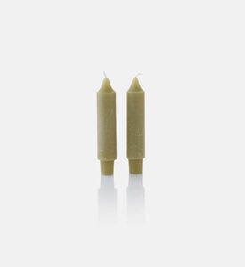 Cylindrical Thick Candles 2-piece Set
