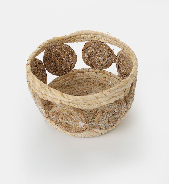 Home and Styling Cattail Baskets, Beige, 26-cm, Packshot View