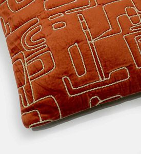 Home Deco and More Chess Cotton Square Cushion, Packshot View