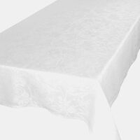 Tivoli White Linen Tablecloth