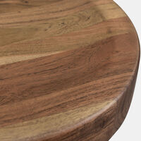 Ethanic Acacia Wood Bar Stool