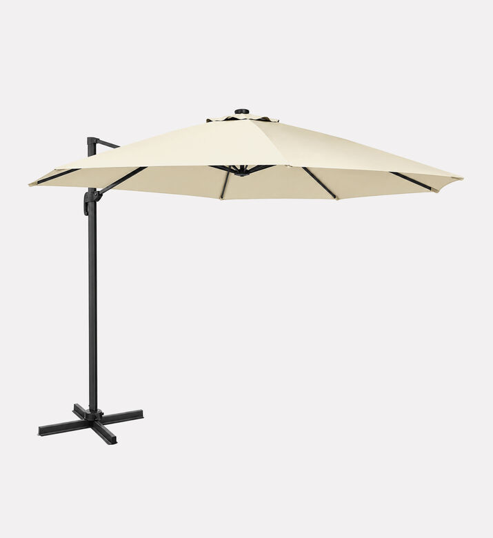 Home Deco and More Large Outdoor Umbrella, Cream, 300-cm, Packshot View