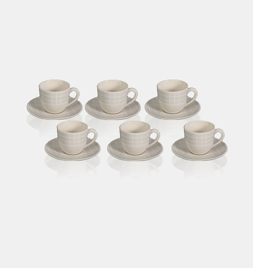 Porcelain Coffee Cup Six-piece Set