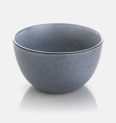 Ceramic Black Trim Round Bowl