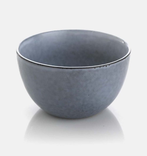 Ceramic Black Trim Round Bowl
