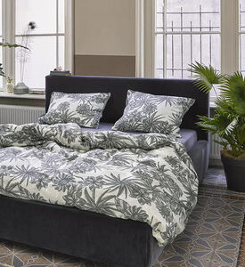 Essenza Nya Cotton Satin Bed Set, Grey, 140x220-cm, Packshot View
