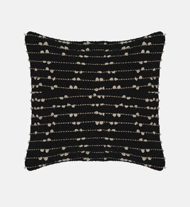 Cotton Embroidered Square Filled And Vaccumed Cushion