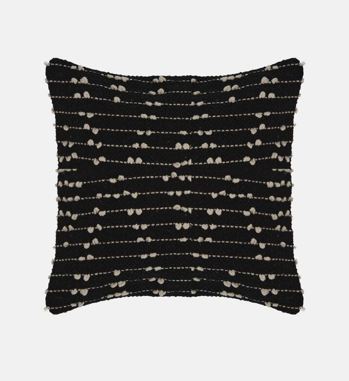 Cotton Embroidered Square Filled And Vaccumed Cushion