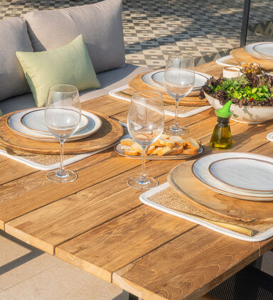 Palau Teak Wood Dinning Table Set