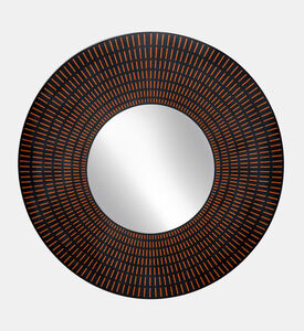 Home Deco and More Round Natural Mirror, Packshot View