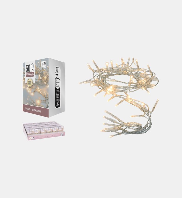 Home Deco and More Led Lights 50pcs Bo Ww Timer, Packshot View