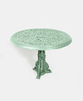 Antoinette Dining Table With 4 Chairs Green 100 Cm