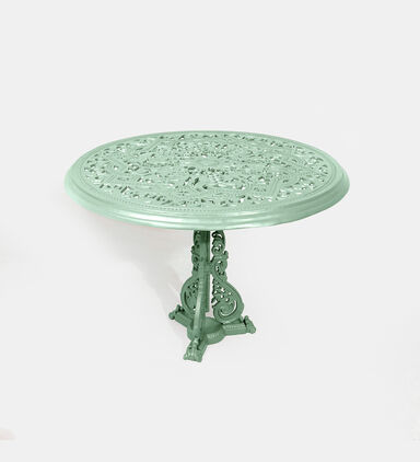 Antoinette Dining Table With 4 Chairs Green 100 Cm