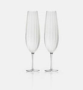 Home Deco and More Crystalline 2-piece Wine Glass Set, Transparent, 260-ml, Packshot View