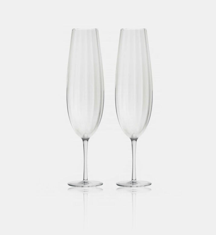 Home Deco and More Crystalline 2-piece Wine Glass Set, Transparent, 260-ml, Packshot View