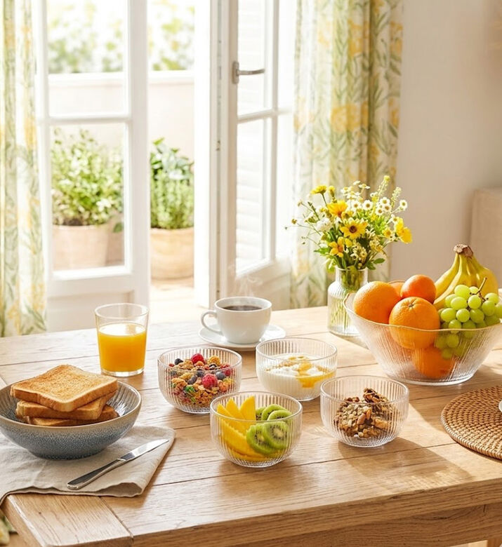 Home Deco and More Double Wall Stripe Clear Glass Mug 2-piece Set - 500ml, Packshot View