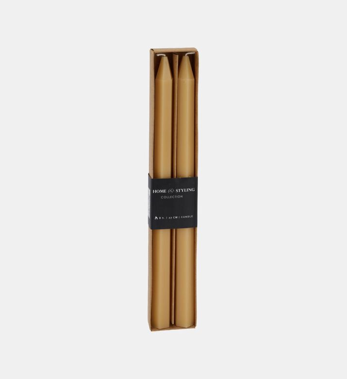Home Deco and More Dinner Tapered 2-piece Candle Set, Packshot View