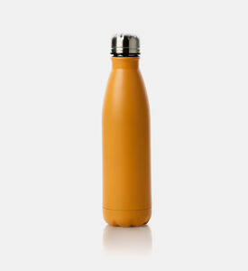 Excellent Houseware Stainless Steel Vacuum Flask Bottle, Yellow, Packshot View