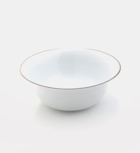 Guy Degrenne Eclipse Galon Porcelain Salad Bowl, Packshot View