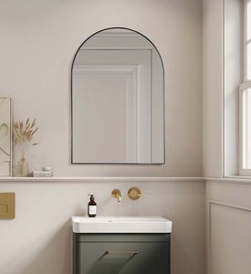 Arched Wall-mounted Bathroom Mirror
