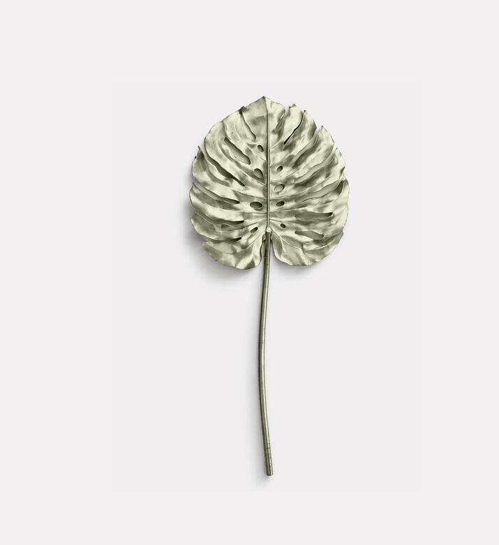 Home Deco and More Artificial Monstera Leaf, Green, Packshot View