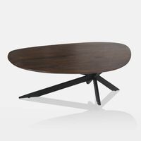 Austin Wooden Iron Coffee Table