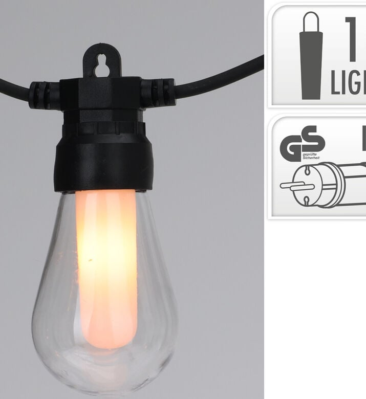 Home Deco and More Led Chain With 10 Bulbs, Packshot View