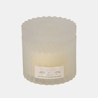 Falling Snow Glass Scented Candle