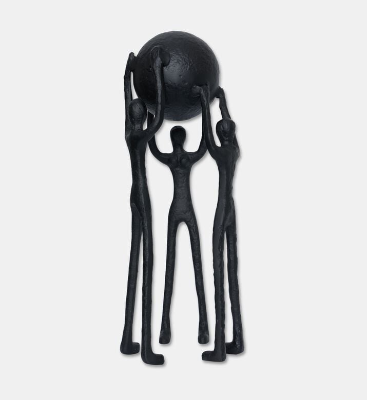 Home Deco and More Teamwork Sphere Figurine Sculpture, Packshot View