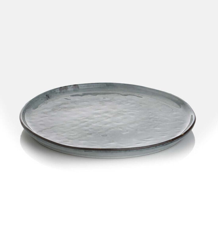Ceramic Trimmedmed Dinner Plate