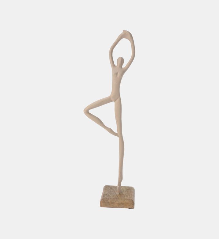 Mango Wood Dancer-shape Statue
