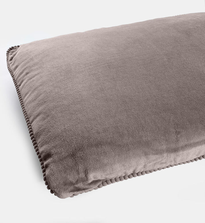 Deko and Co Vince Velvet Rectangle Cushion, Anthracite, 40x60-cm, Packshot View Deko and Co Vince Velvet Rectangle Cushion, Anthracite, 40x60-cm, Packshot View