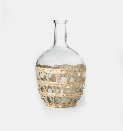 Glass Bottle Vase 18 X 31 X 18 Cm