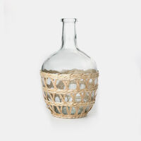 Glass Bottle Vase 18 X 31 X 18 Cm