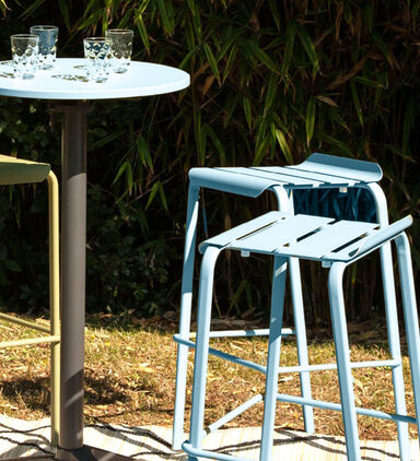 Alicante Aluminum Bar Stool