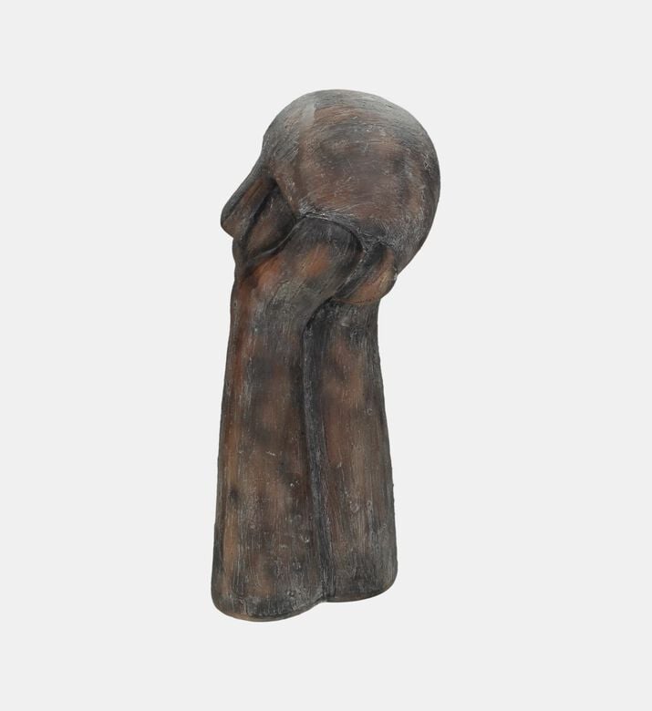 Textured Distressed-finish Abstract Antique Statue Textured Distressed-finish Abstract Antique Statue