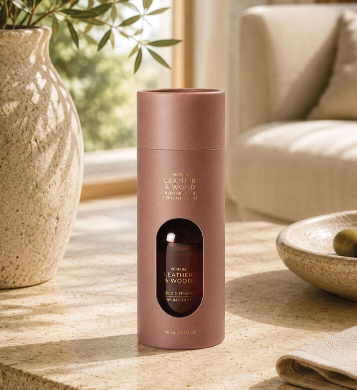 Home Deco and More Glass Small Reed Diffuser Bottle, Packshot View