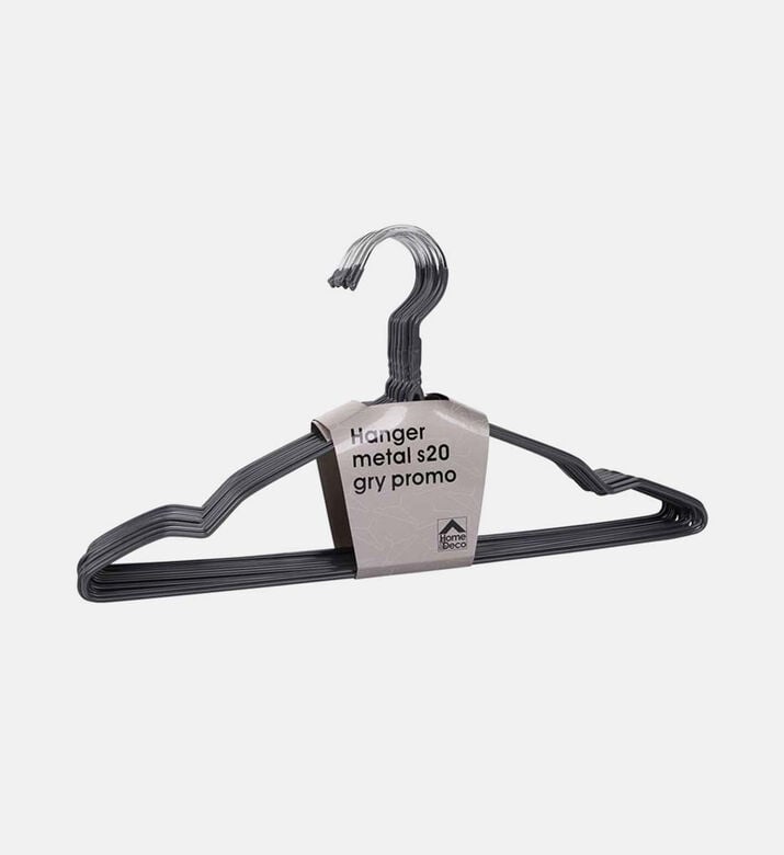 Metal 20-piece Hangers Set