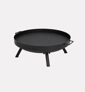 Vaggan Stainless Steel Fire Bowl, Black, Packshot View